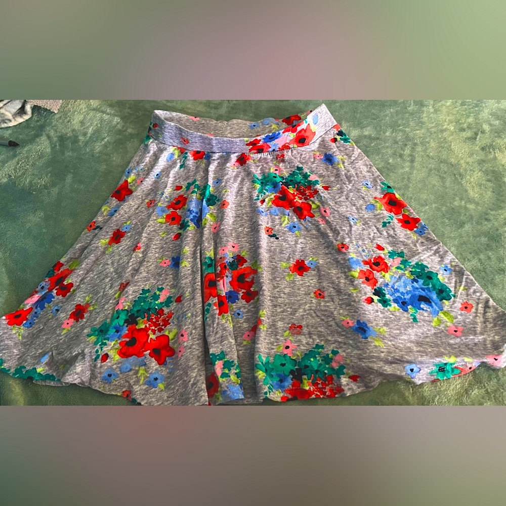 Floral Skater Skirt